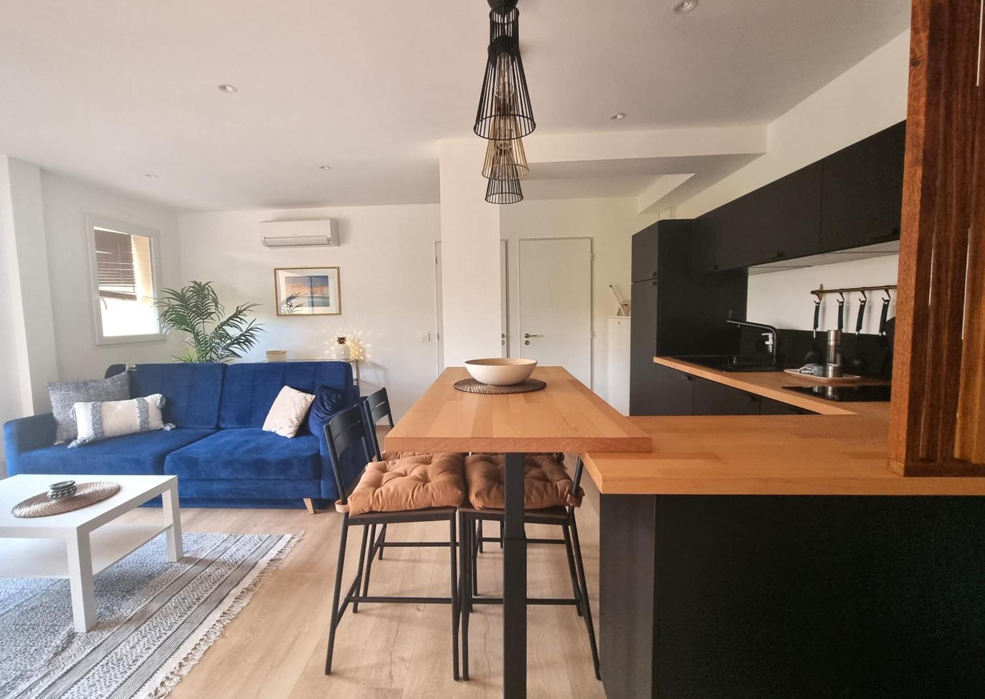 Superbe Appartement Terrasse Et Parking Prive 圣特罗佩 外观 照片